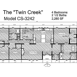 Creekside Series / The Twin Creek CS-3242 Layout 94529