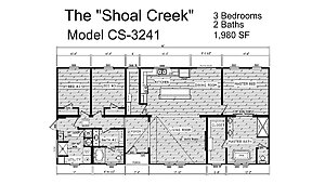 Creekside Series / The Shoal Creek CS-3241 Layout 94530