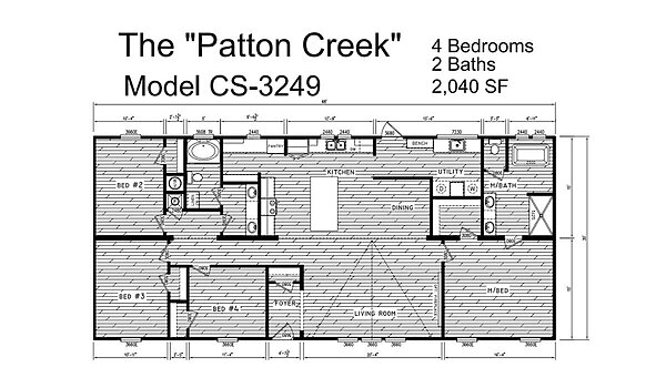 Creekside Series / The Patton Creek CS-3249 Layout 102918