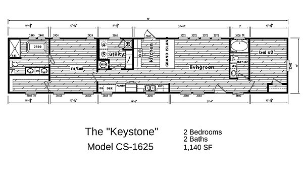 Creekside Series / The Keystone CS-1625 Layout 119498