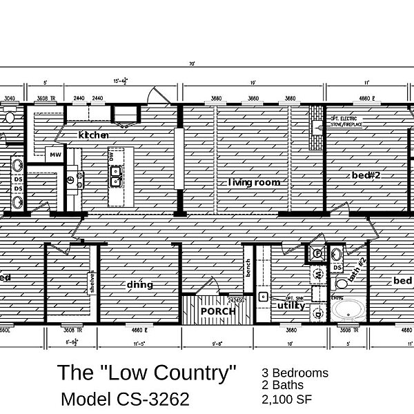 Creekside Series / The Low Country CS-3262 Layout 119517