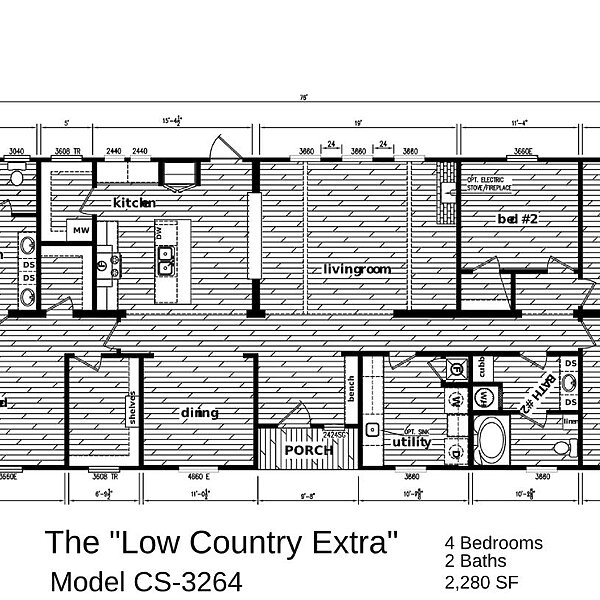 Creekside Series / The Low Country Extra CS-3264 Layout 119537