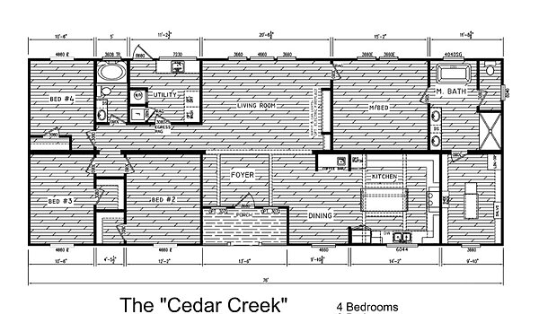 Creekside Series / The Cedar Creek CS-3240 Layout 119859