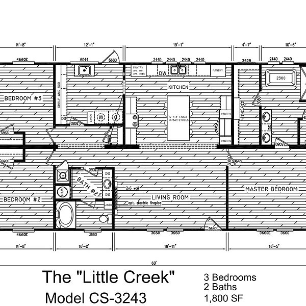 Creekside Series / The Little Creek CS-3243 Layout 119915