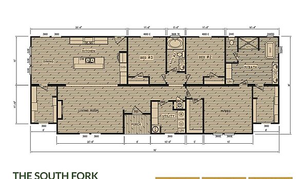 Creekside Series / The South Fork CS-3268 Layout 125165