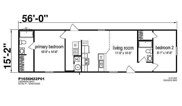 Prime Series / Barkley 1656H22P01 Layout 84980