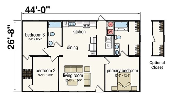 Prime Series / Estill 2844H32P01 Layout 117682
