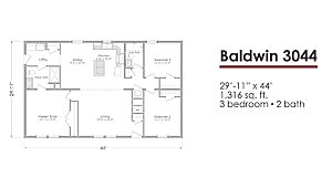Liberty Series 30-Wide / Baldwin 3044 Layout 111092