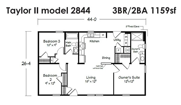 Evolution Series / Taylor II 2844 Layout 118485