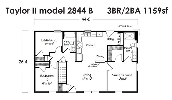 Evolution Series / Taylor II 2844B Layout 118486