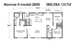Evolution Series / Monroe II 2850 Layout 118497
