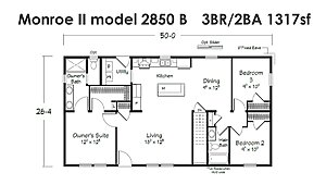 Evolution Series / Monroe II 2850B Layout 118498