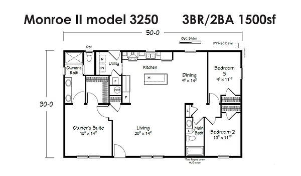 Evolution Series / Monroe II 3250 Layout 118499