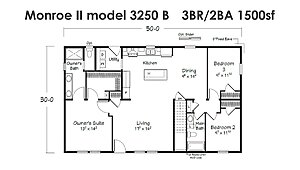 Evolution Series / Monroe II 3250B Layout 118500