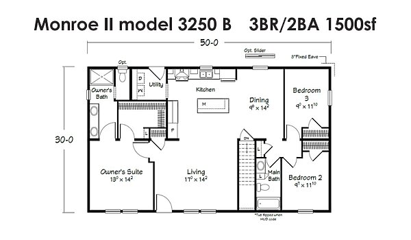 Evolution Series / Monroe II 3250B Layout 118500