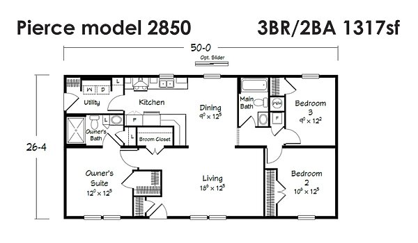 Evolution Series / Pierce 2850 Layout 118501