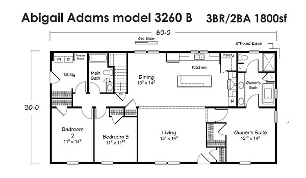 Evolution Series / Abigail Adams 3260B Layout 118524