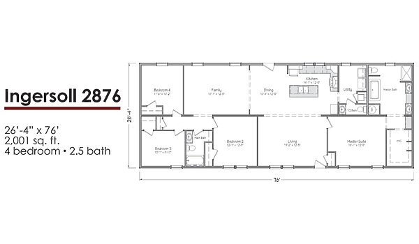 Liberty Series 28-Wide / Ingersoll 2876 Layout 118542