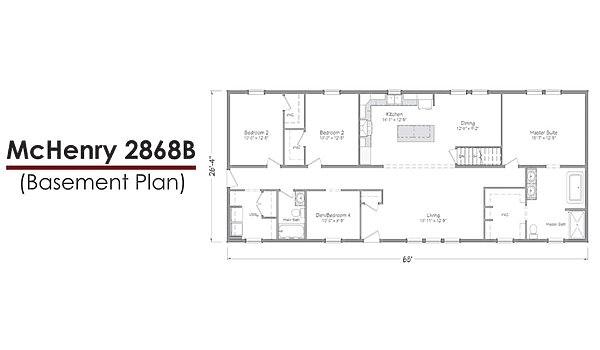 Liberty Series 28-Wide / McHenry 2868B Layout 118545
