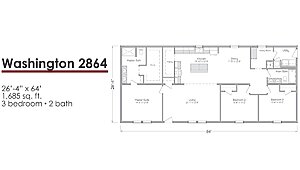 Liberty Series 28-Wide / Washington 2864 Layout 118546