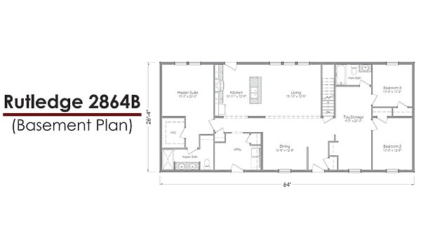 Liberty Series 28-Wide / Rutledge 2864B Layout 118549