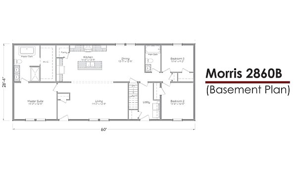 Liberty Series 28-Wide / Morris 2860B Layout 118551