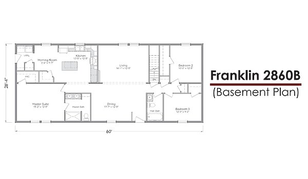 Liberty Series 28-Wide / Franklin 2860B Layout 118555