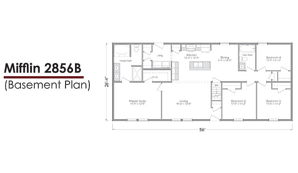 Liberty Series 28-Wide / Mifflin 2856B Layout 118557