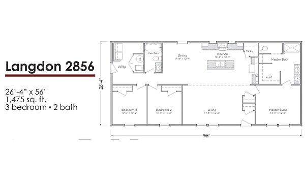 Liberty Series 28-Wide / Langdon 2856 Layout 118558
