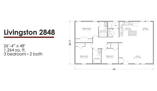 Liberty Series 28-Wide / Livingston 2848 Layout 118562