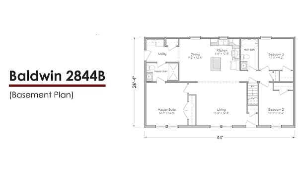 Liberty Series 28-Wide / Baldwin 2844B Layout 118568