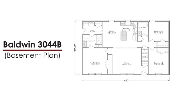 Liberty Series 30-Wide / Baldwin 3044B Layout 118569