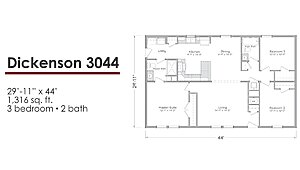 Liberty Series 30-Wide / Dickenson 3044 Layout 118570