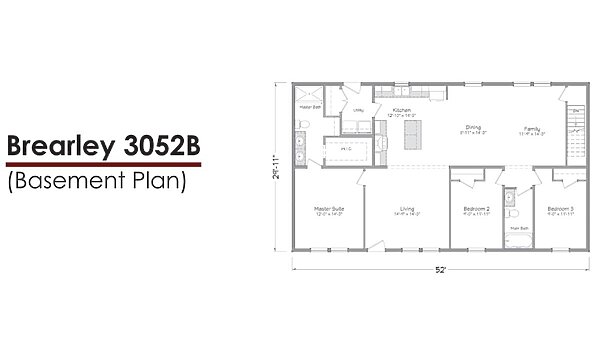 Liberty Series 30-Wide / Brearley 3052B Layout 118577