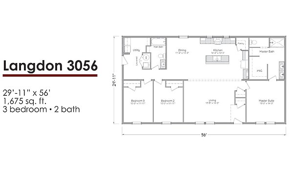 Liberty Series 30-Wide / Langdon 3056 Layout 118578