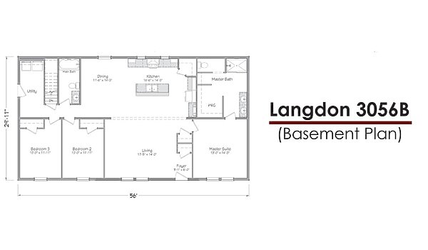 Liberty Series 30-Wide / Langdon 3056B Layout 118579