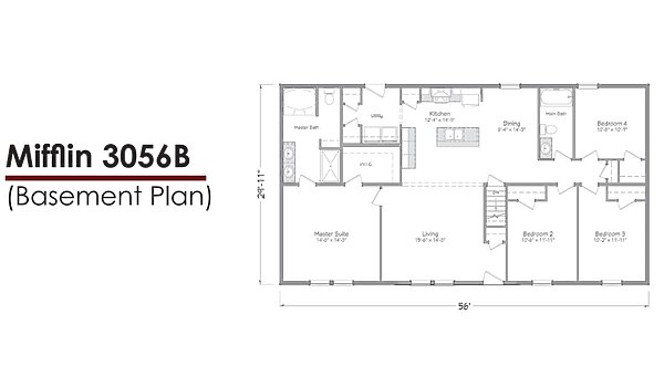 Liberty Series 30-Wide / Mifflin 3056B Layout 118581