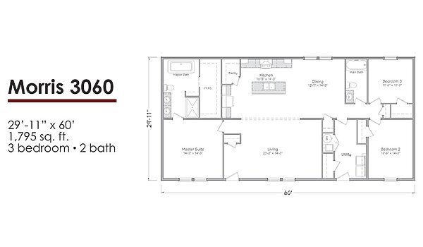 Liberty Series 30-Wide / Morris 3060 Layout 118586