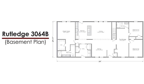 Liberty Series 30-Wide / Rutledge 3064B Layout 118589