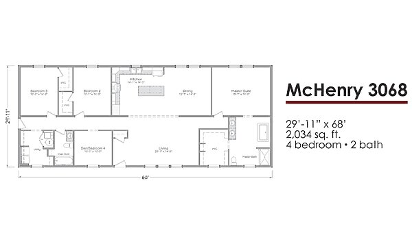 Liberty Series 30-Wide / McHenry 3068 Layout 118592