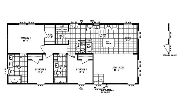 Tempo / 3 Little Birds 55TMP24523AH Layout 84692