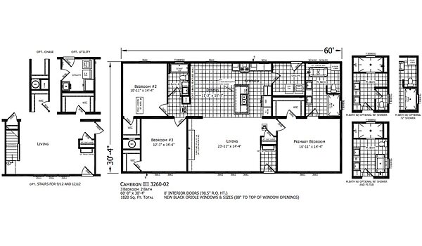 Champion Homes Collection / Cameron III 3260-02 Layout 127484