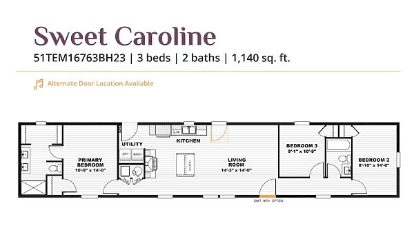 Tempo / Sweet Caroline 51TMP16763BH Layout 86886