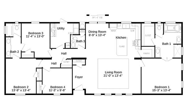 Solitaire Doublewide / ST28684A Layout 87285