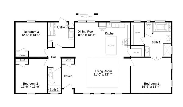 Solitaire Doublewide / ST28603A Layout 87287