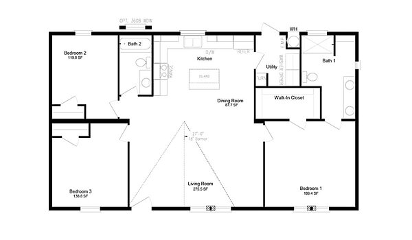 Emerald Doublewide / EM28483A Layout 132100