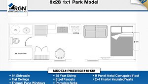 Park Model and Tiny Homes / The Gigi Layout 91309