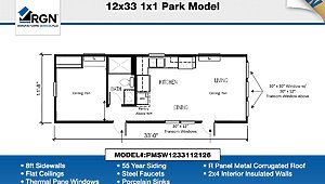 Park Model and Tiny Homes / The Rosa Layout 91317