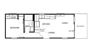 Park Model and Tiny Homes / The Jackson Layout 91318