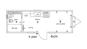 Park Model and Tiny Homes / The K-Paw Layout 91322